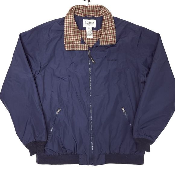 L.L. Bean Jackets & Coats Y2k Llbean Nylon Flannel Lined Mens Xlt